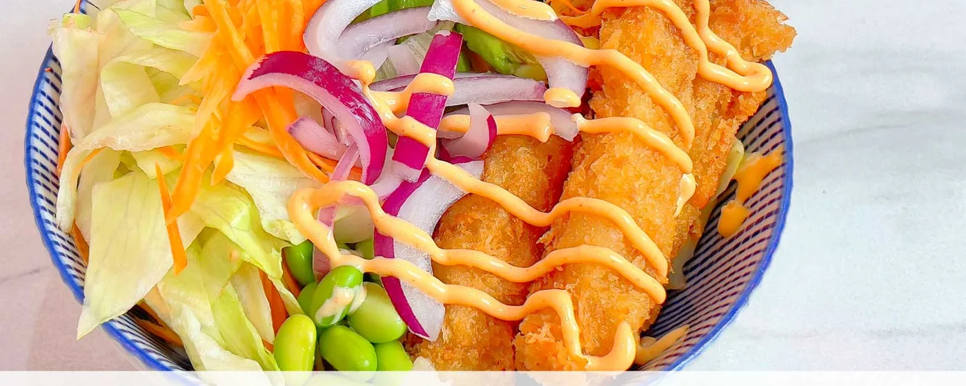 Tempuraräkor bowl